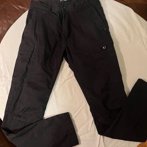Superdry Surplus NY - Barely worn black cargo pants - slim. 31w 34l